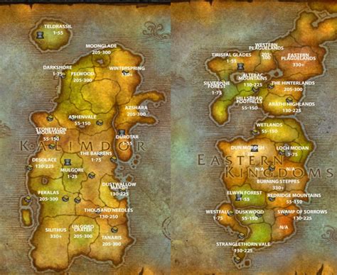 leveling zones wotlk